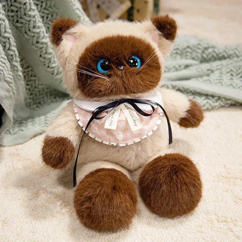 Cute Calico Kitten Soft Plush Toy