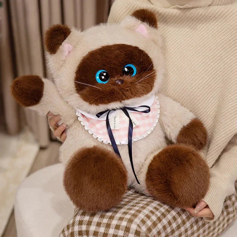 Cute Calico Kitten Soft Plush Toy