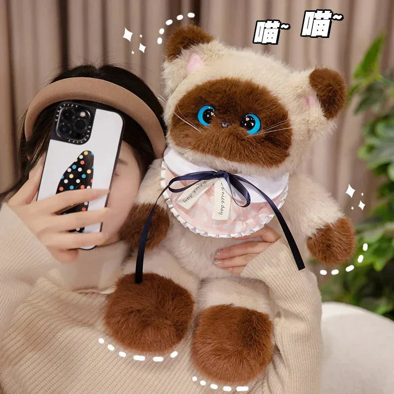 Cute Calico Kitten Soft Plush Toy