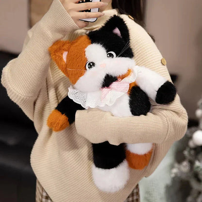 Cute Calico Kitten Soft Plush Toy