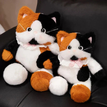 Cute Calico Kitten Soft Plush Toy
