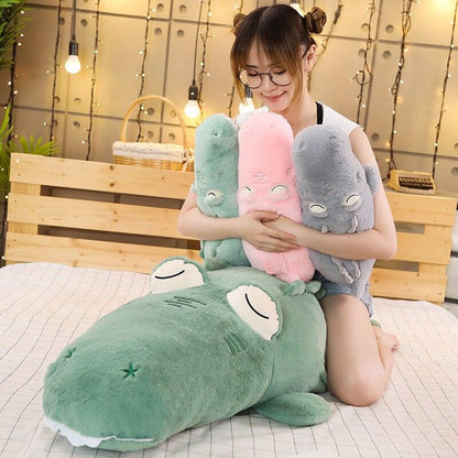 Cuddly Large Plush Crocodile Friend