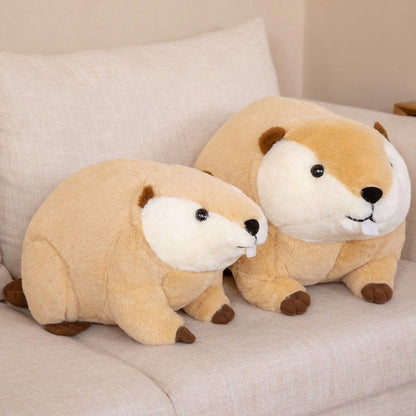 Soft Cute Brown Teddy Beaver Plush Toy
