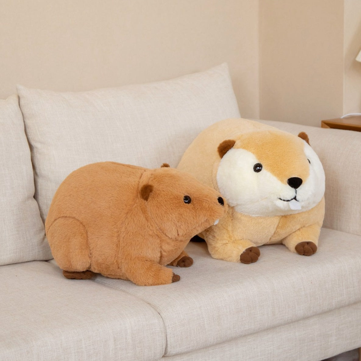 Soft Cute Brown Teddy Beaver Plush Toy