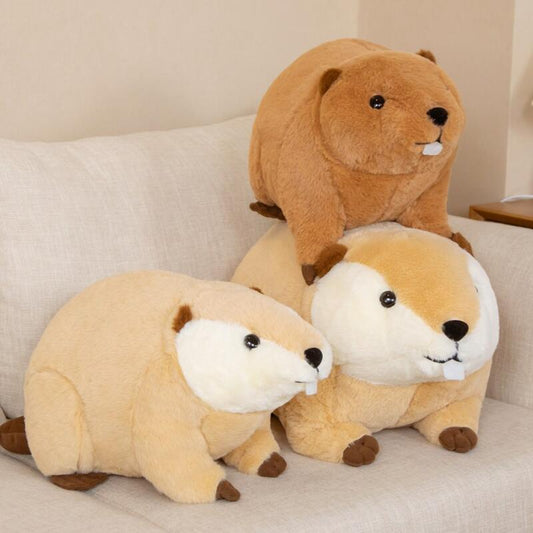 Soft Cute Brown Teddy Beaver Plush Toy - Befez
