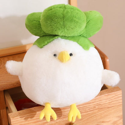 Cute Chicken Bok Choy Soft Toy