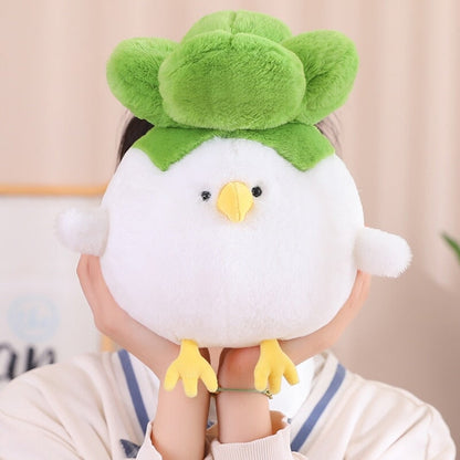 Cute Chicken Bok Choy Soft Toy