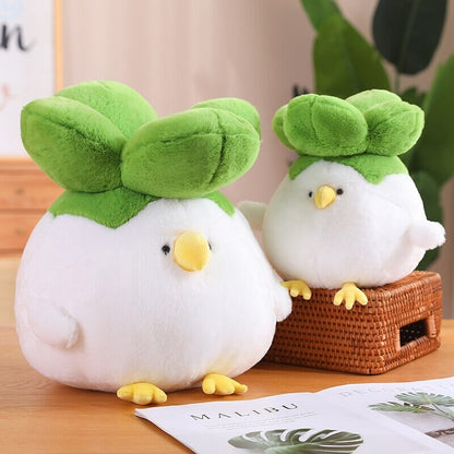 Cute Chicken Bok Choy Soft Toy