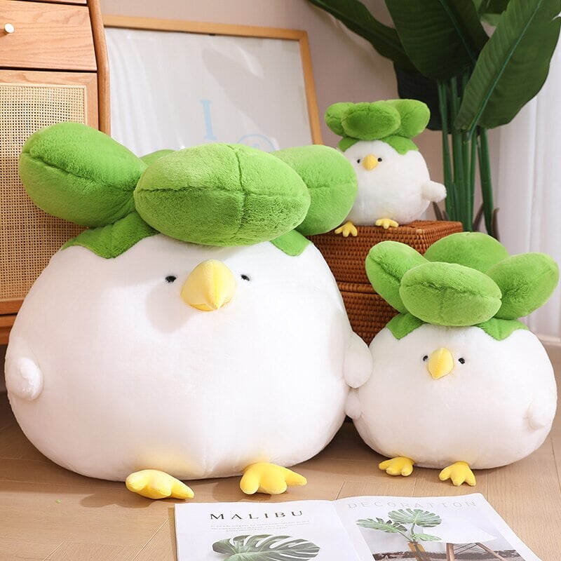 Cute Chicken Bok Choy Soft Toy