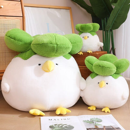 Cute Chicken Bok Choy Soft Toy