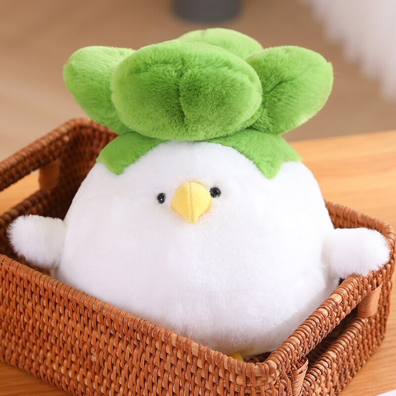 Cute Chicken Bok Choy Soft Toy