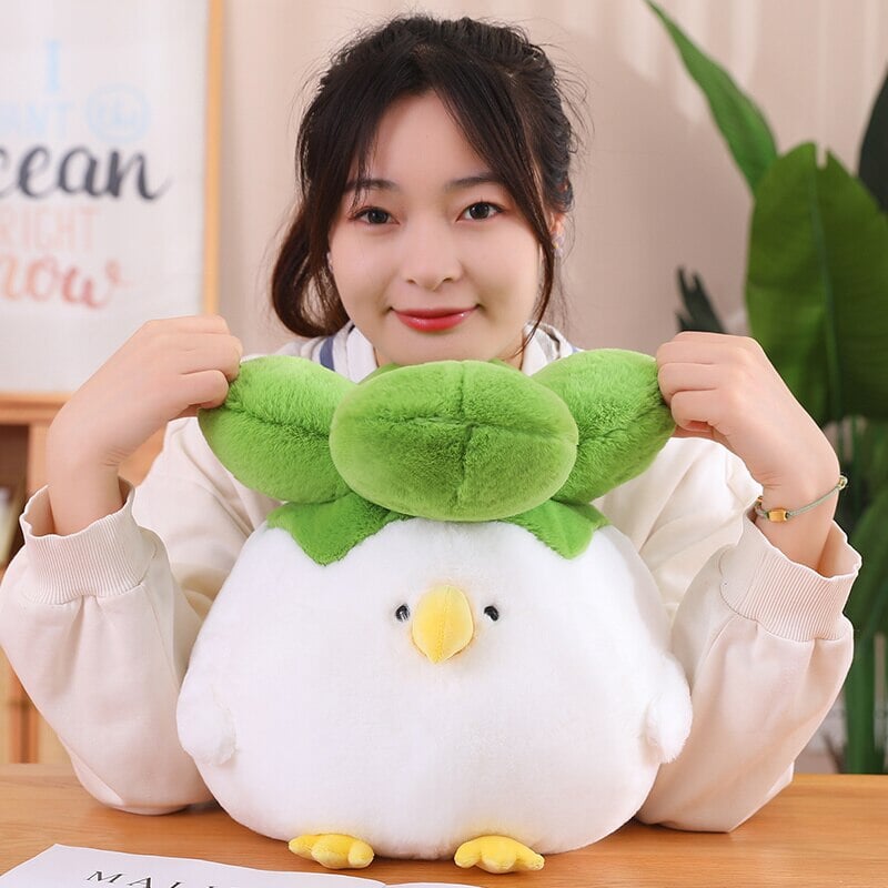 Cute Chicken Bok Choy Soft Toy