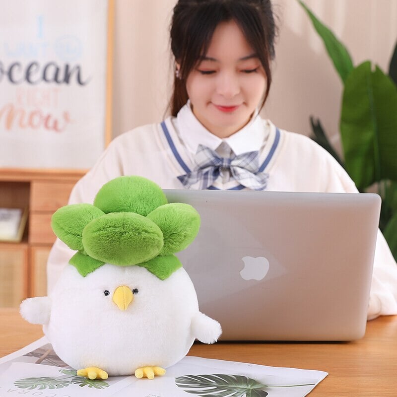 Cute Chicken Bok Choy Soft Toy