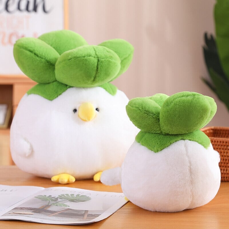 Cute Chicken Bok Choy Soft Toy