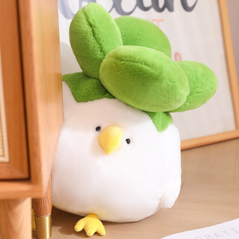 Cute Chicken Bok Choy Soft Toy