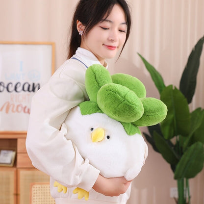 Cute Chicken Bok Choy Soft Toy