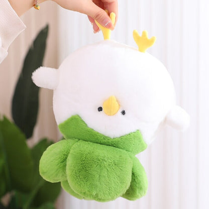 Cute Chicken Bok Choy Soft Toy