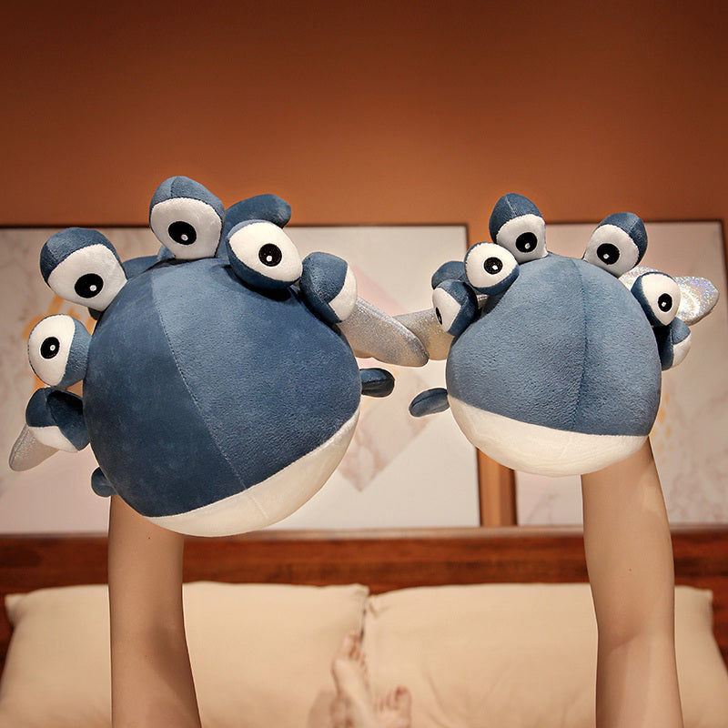 Cute Blue Flying Whale Soft Toy