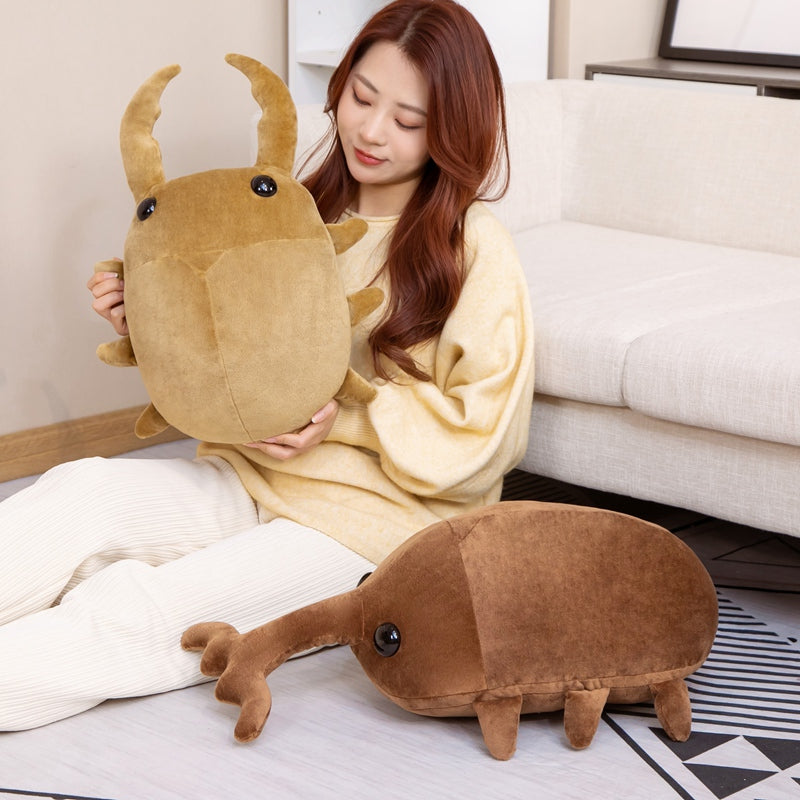 Adorable Brown Cute Beetle Soft Toys