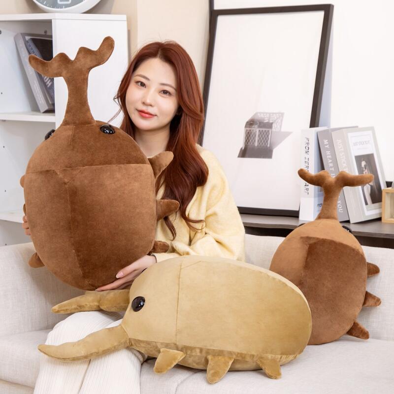 Adorable Brown Cute Beetle Soft Toys