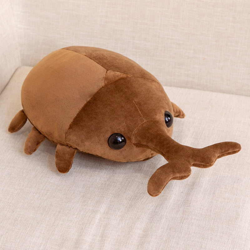 Adorable Brown Cute Beetle Soft Toys
