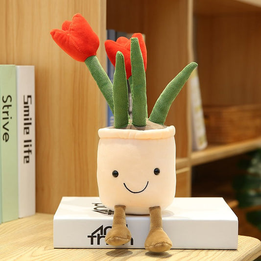 Colorful Floral Soft Toy Pot - Befez
