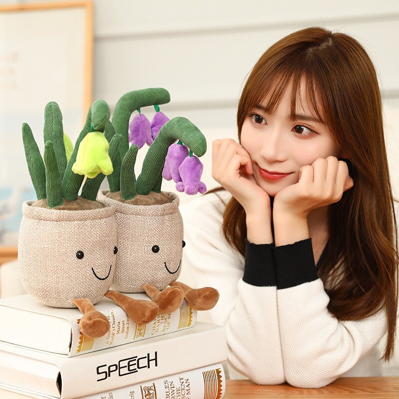 Soft Cute Floral Planter Buddy