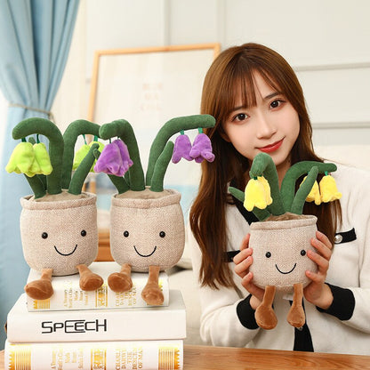 Soft Cute Floral Planter Buddy