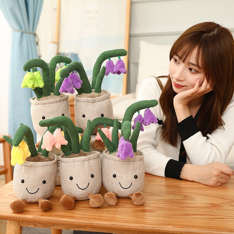 Soft Cute Floral Planter Buddy