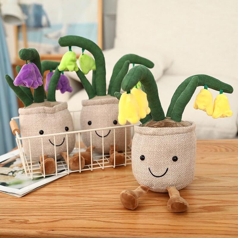 Soft Cute Floral Planter Buddy