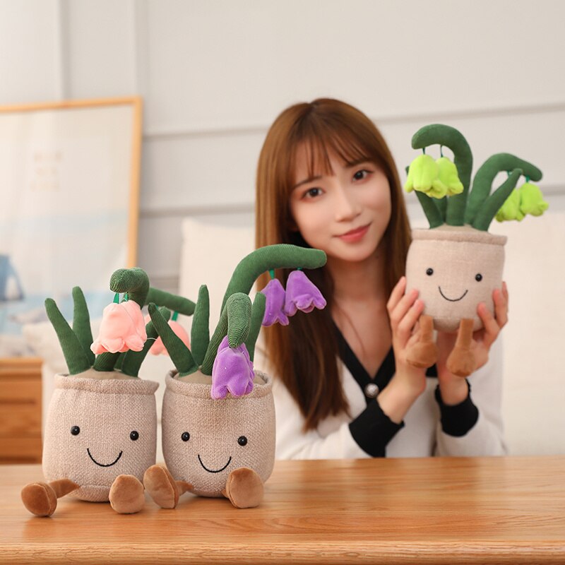 Soft Cute Floral Planter Buddy