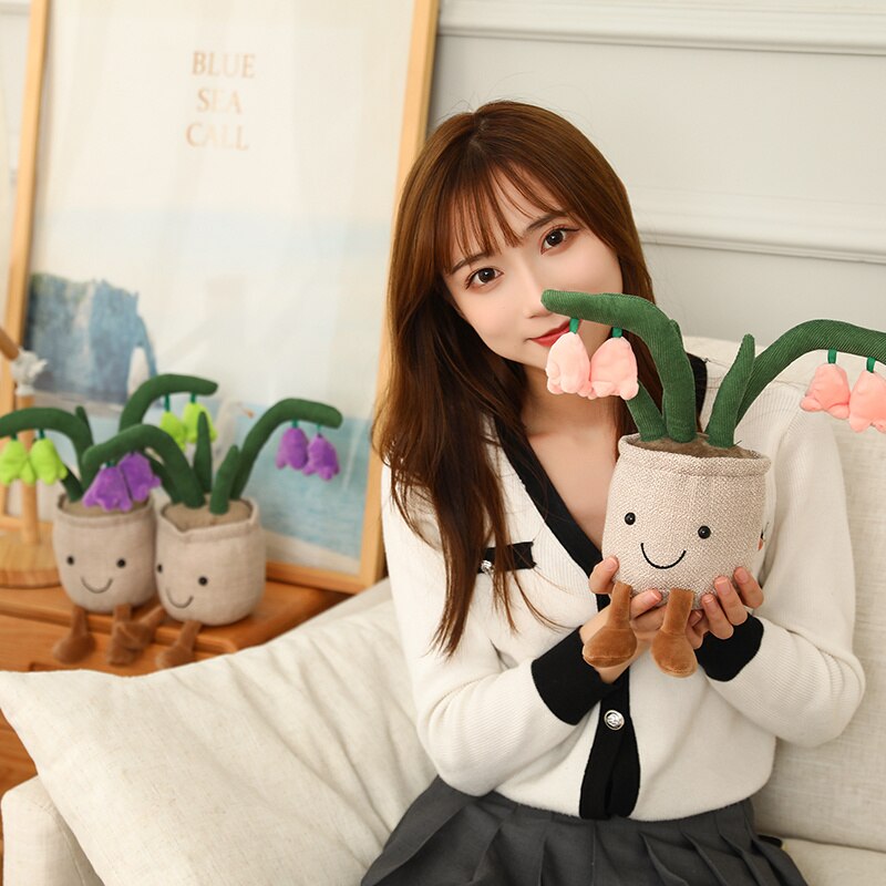 Soft Cute Floral Planter Buddy