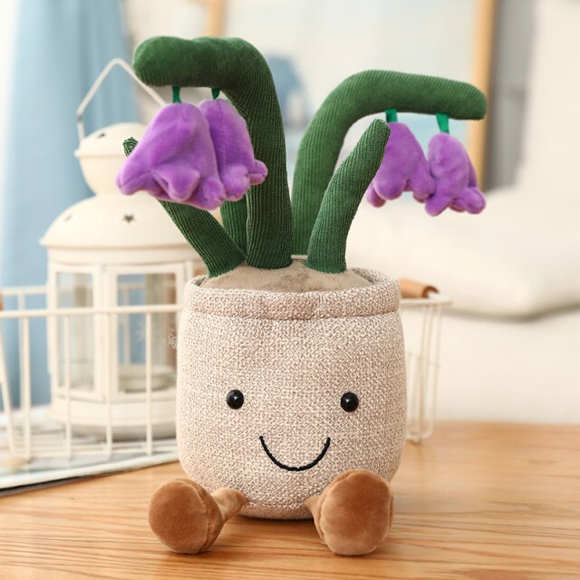 Soft Cute Floral Planter Buddy