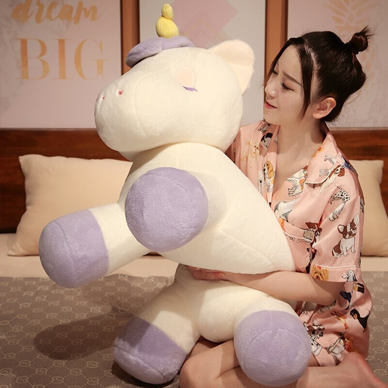 Soft Plush Unicorn Friends Buttercup and Cloudberry