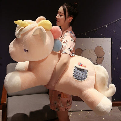 Soft Plush Unicorn Friends Buttercup and Cloudberry