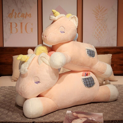 Soft Plush Unicorn Friends Buttercup and Cloudberry