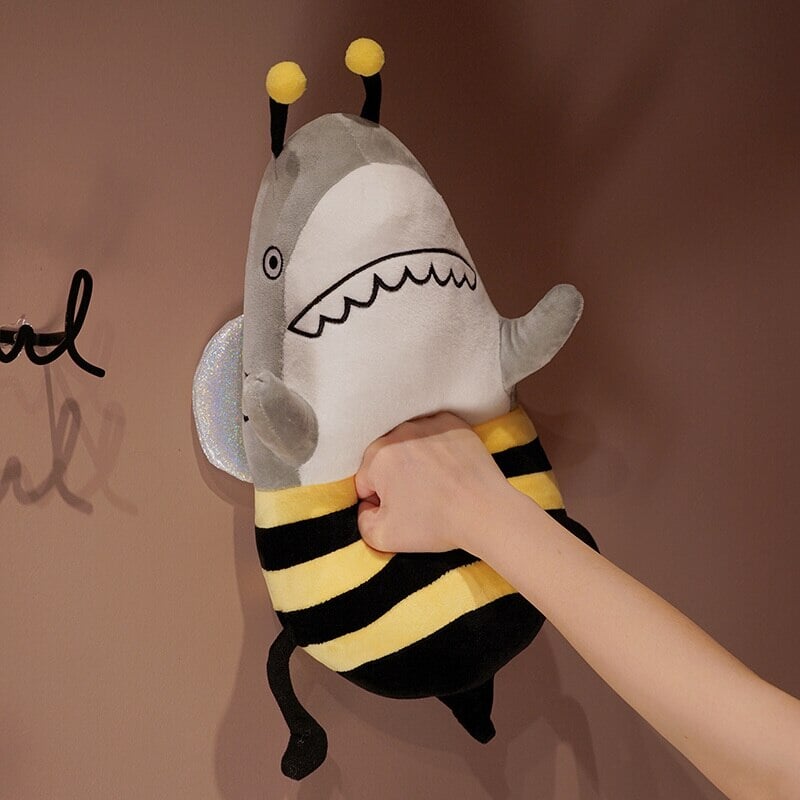 Cute Shark Bee Soft Plush Toy
