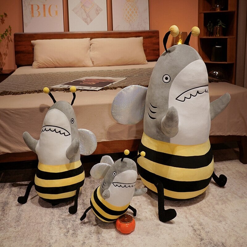 Cute Shark Bee Soft Plush Toy