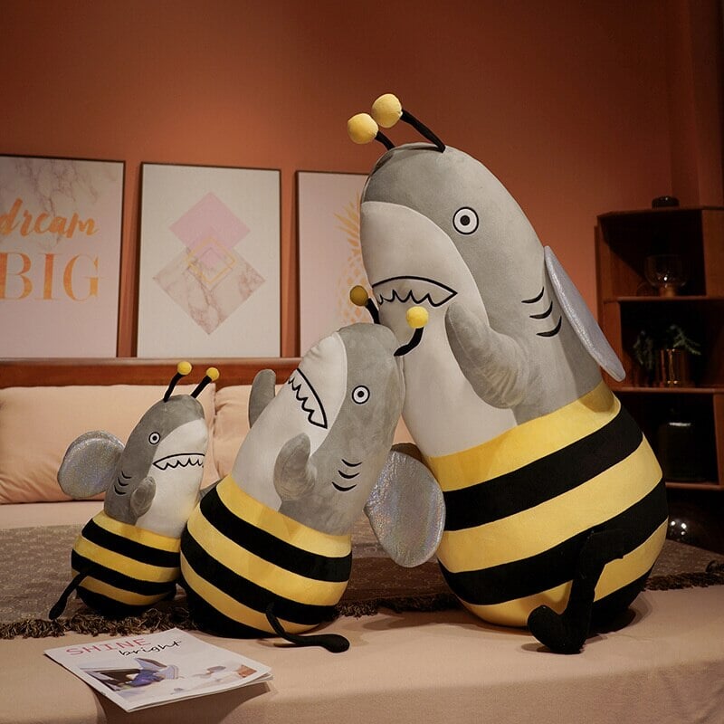 Cute Shark Bee Soft Plush Toy