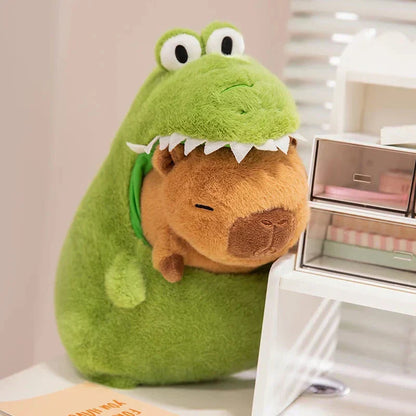 Cute Green Dino Stuffed Animal Toy