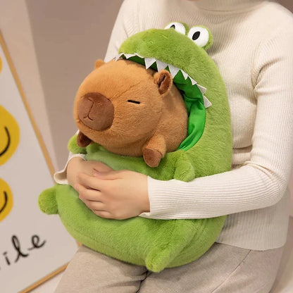 Cute Green Dino Stuffed Animal Toy