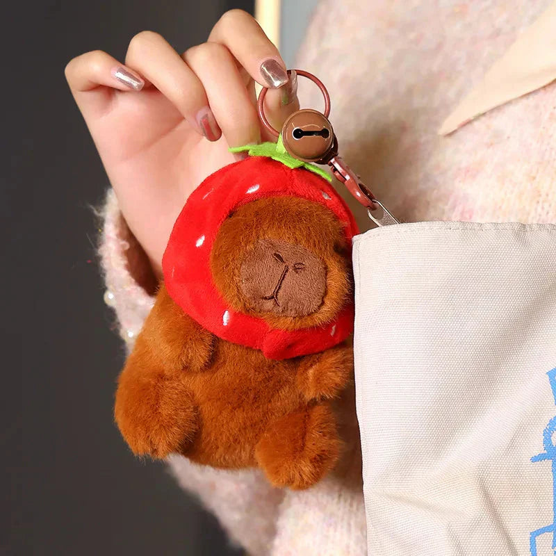 Cute Kawaii Capybara Soft Keychain Toy
