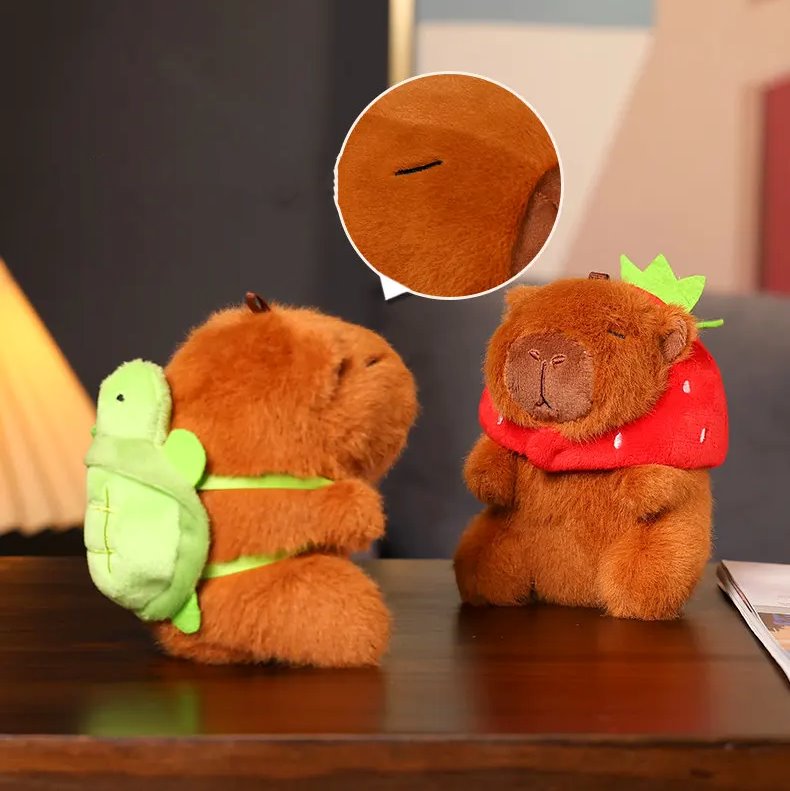 Cute Kawaii Capybara Soft Keychain Toy