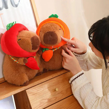 Cute Animal Plush Toy with Fun Hat