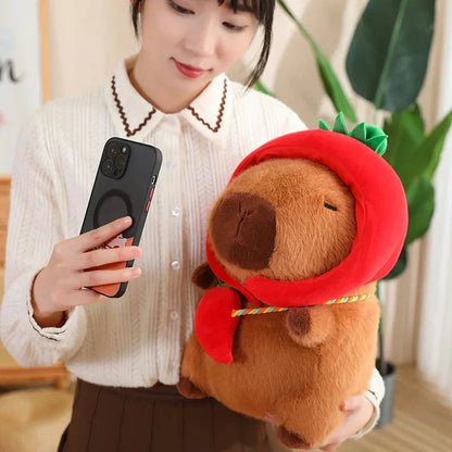 Cute Animal Plush Toy with Fun Hat
