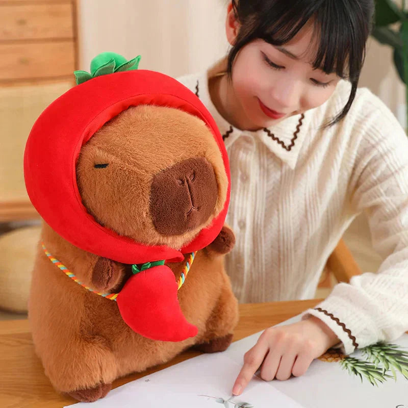 Cute Animal Plush Toy with Fun Hat