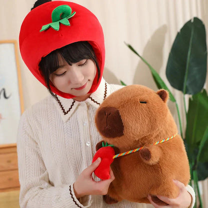 Cute Animal Plush Toy with Fun Hat