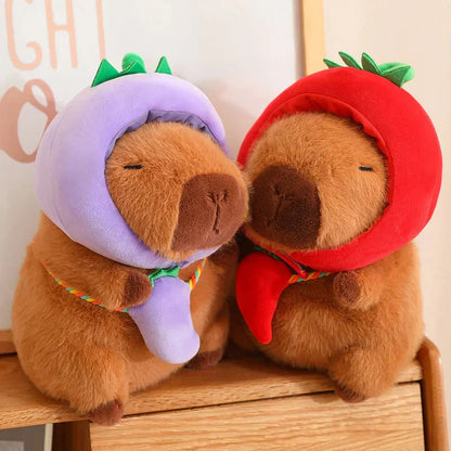 Cute Animal Plush Toy with Fun Hat