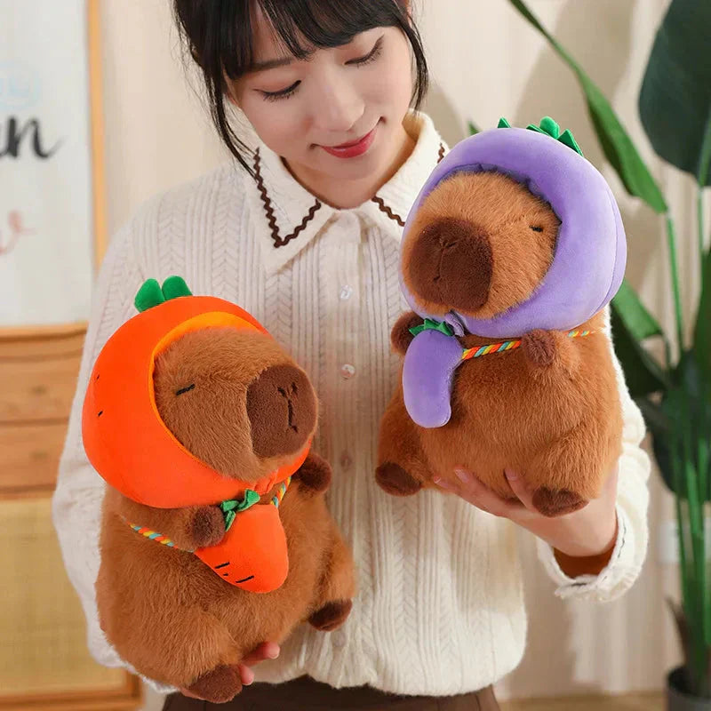 Cute Animal Plush Toy with Fun Hat