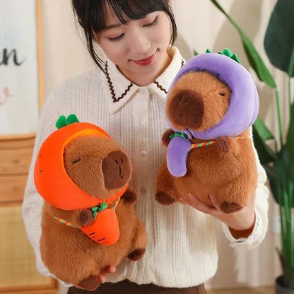 Cute Animal Plush Toy with Fun Hat